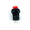 Round Panel Mount Latch Push Button (Red)