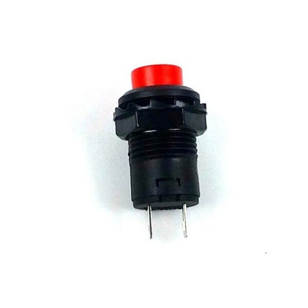 Round Panel Mount Latch Push Button (Red)